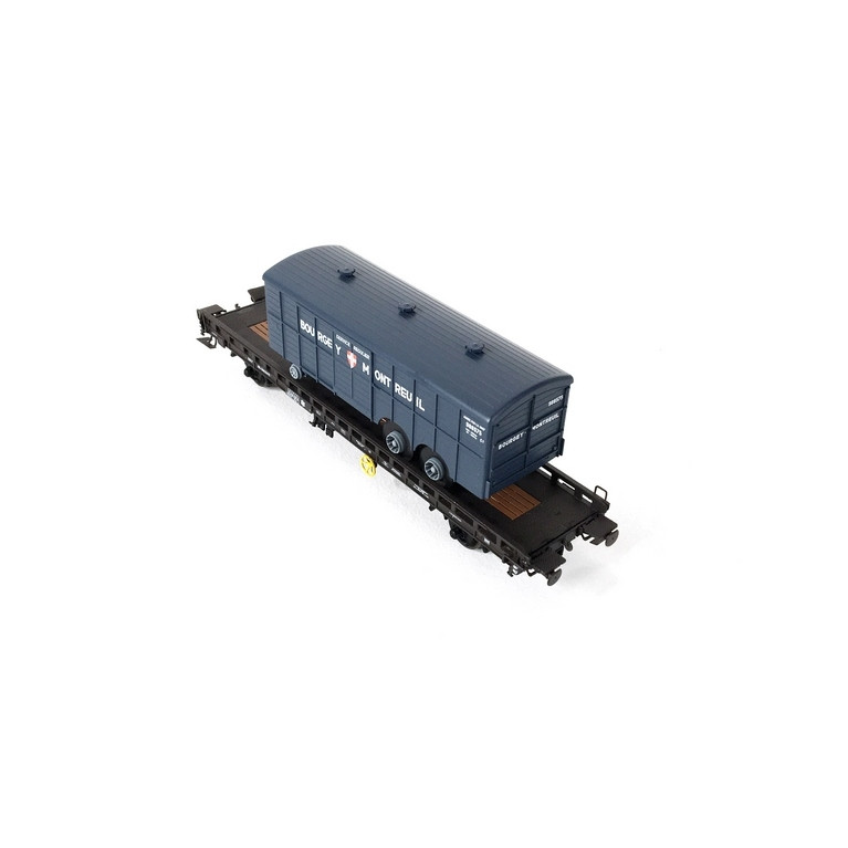 Wagon UFR Bi Porteur SNCF Ep III -HO 1/87-REE WB619