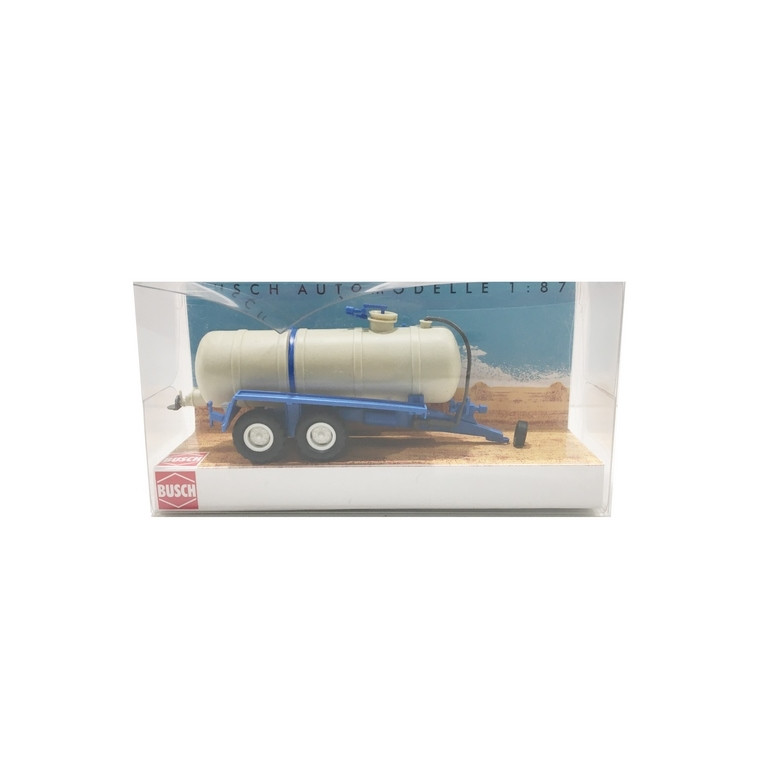 Citerne à lisier HTS 100.27 Bleue-HO 1/87-BUSCH 42867