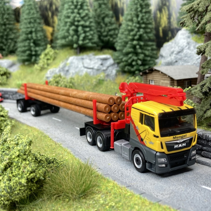 Camion MAN TGX XL Transport Bois-HO 1/87-HERPA 312998