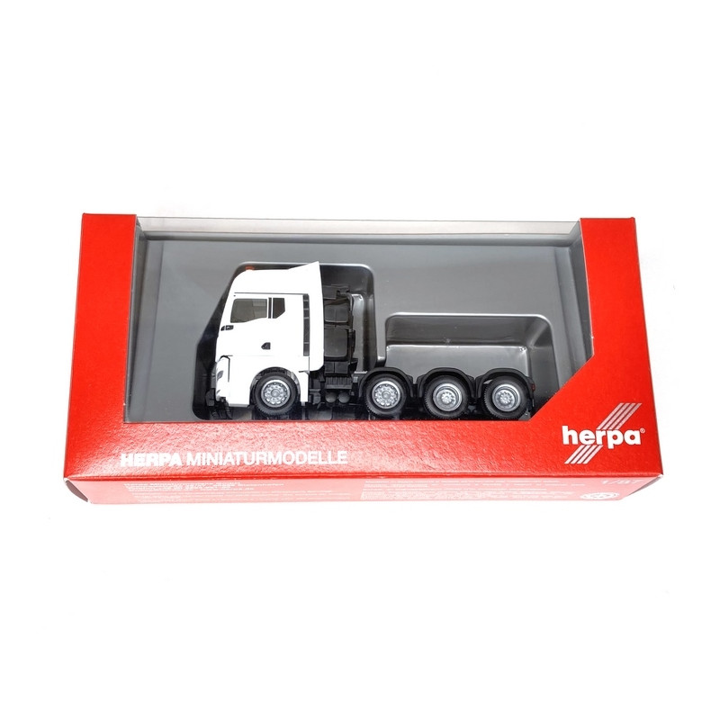 Camion MAN TGX GX Blanc-HO 1/87-HERPA 313513