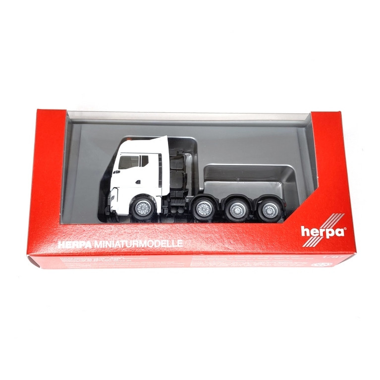 Camion MAN TGX GX Blanc-HO 1/87-HERPA 313513