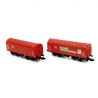 2 wagons Shimmns-tu 718 DB Cargo Ep VI -Z 1/220-MARKLIN 86356