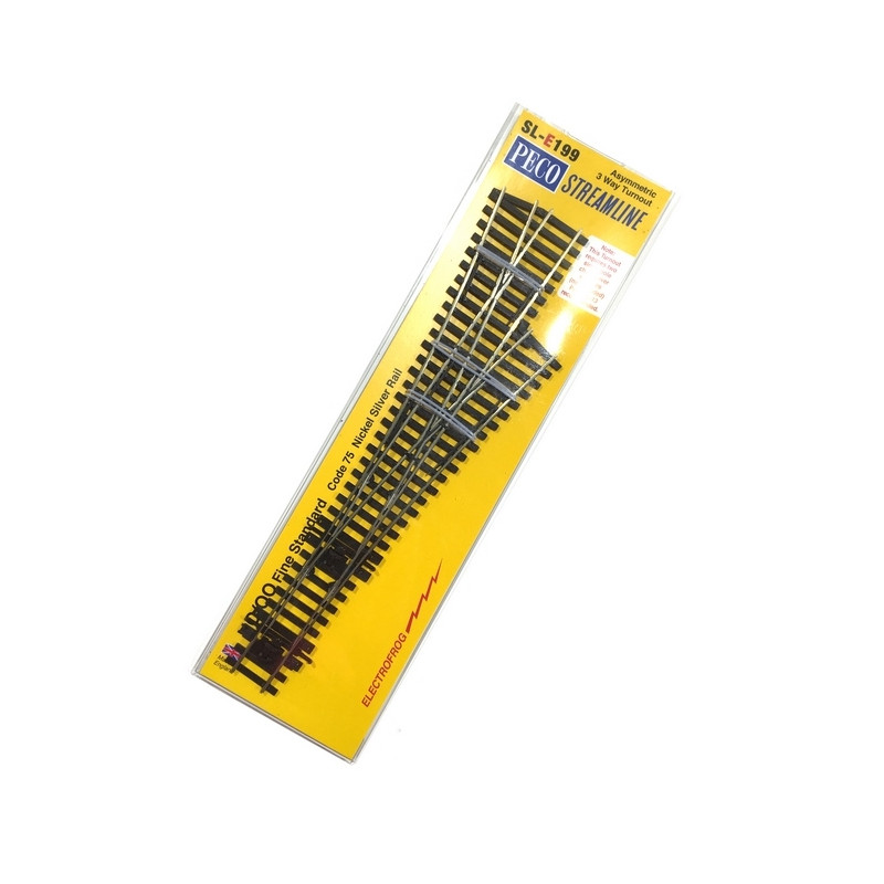 Aiguillage Triple code 75-HO 1/87-PECO SLE199