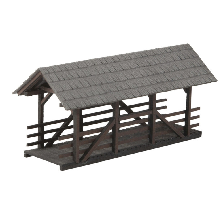 Petit pont couvert - Laser Cut - HO 1/87 - NOCH 14372