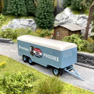 Remorque 3 essieux "Firestone Phoenix" -HO 1/87-BREKINA 55308