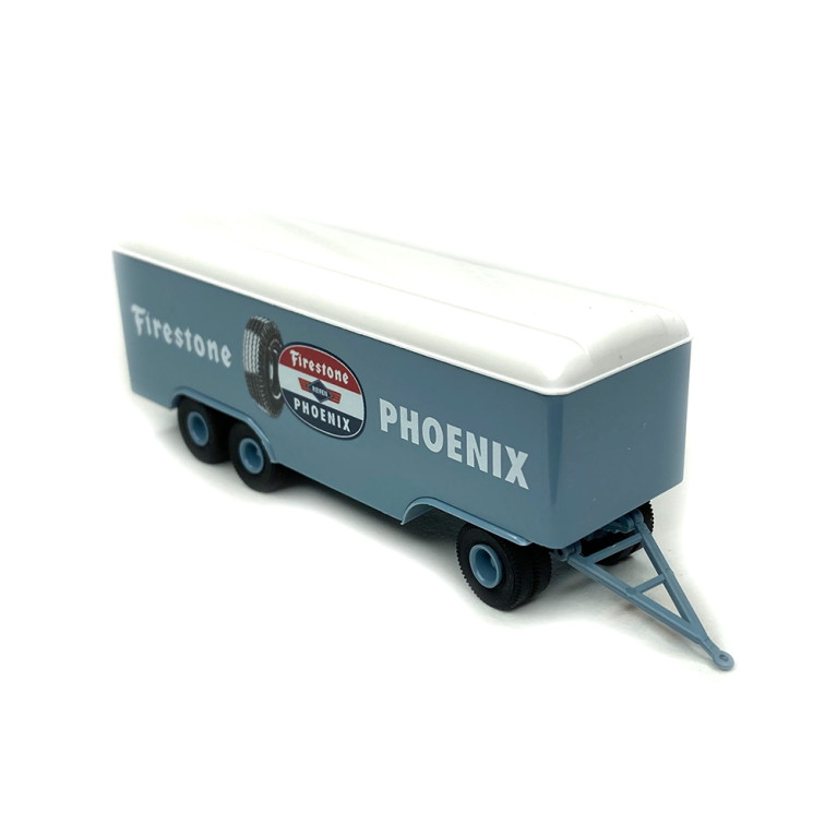 Remorque 3 essieux "Firestone Phoenix" -HO 1/87-BREKINA 55308