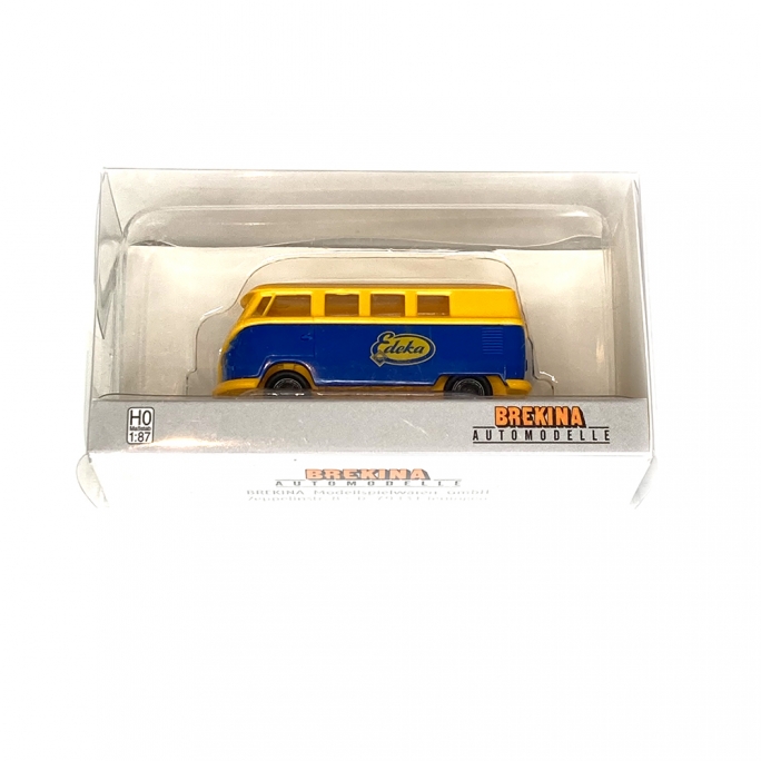 Volkswagen T1b Edeka bleu/jaune -HO 1/87-BREKINA 31609