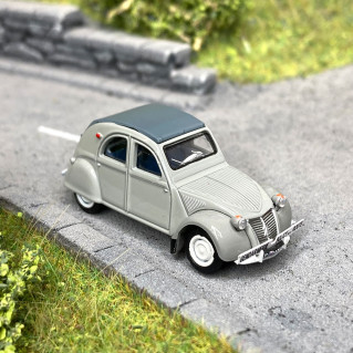 Citroën 2 CV AZLP 1958 grise, gendarmerie -HO 1/87-SAI 6020