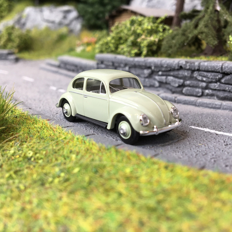 Volkswagen Coccinelle Ovale 1955 Verte-HO 1/87-BUSCH 52952