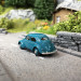 Volkswagen Coccinelle Ovale 1955 Bleue-HO 1/87-BUSCH 52950