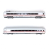 2 voitures intermédiaires ICE 3 classe 407 (Set 2), DB Ep VI - HO 1/87 - ROCO 72099