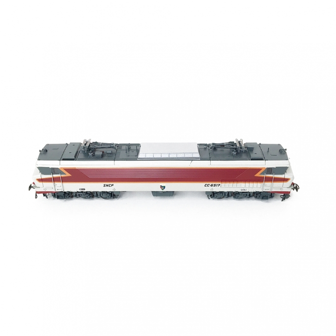 Locomotive CC 6517 livrée béton/rouge SNCF Ep IV-HO 1/87-JOUEF HJ2372
