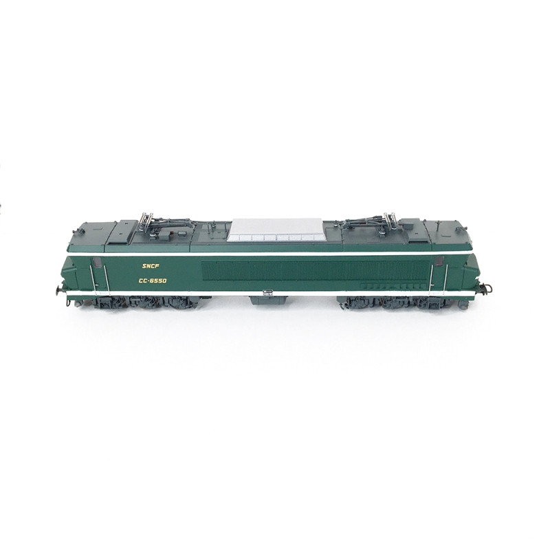 Locomotive CC 6550 Maurienne vert/blanc SNCF Ep IV-HO 1/87-JOUEF HJ2371