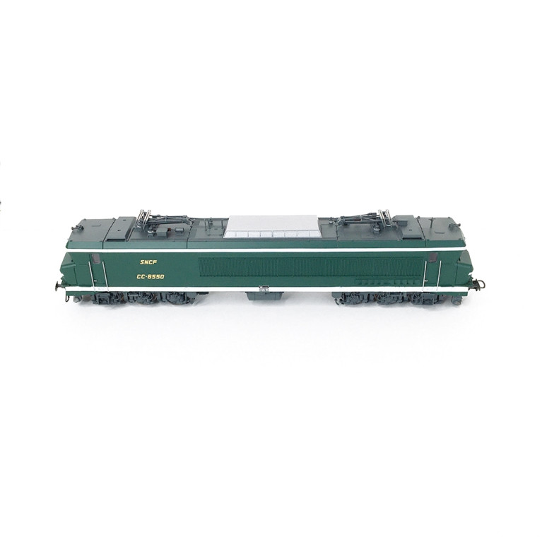 Locomotive CC 6550 Maurienne vert/blanc SNCF Ep IV-HO 1/87-JOUEF HJ2371