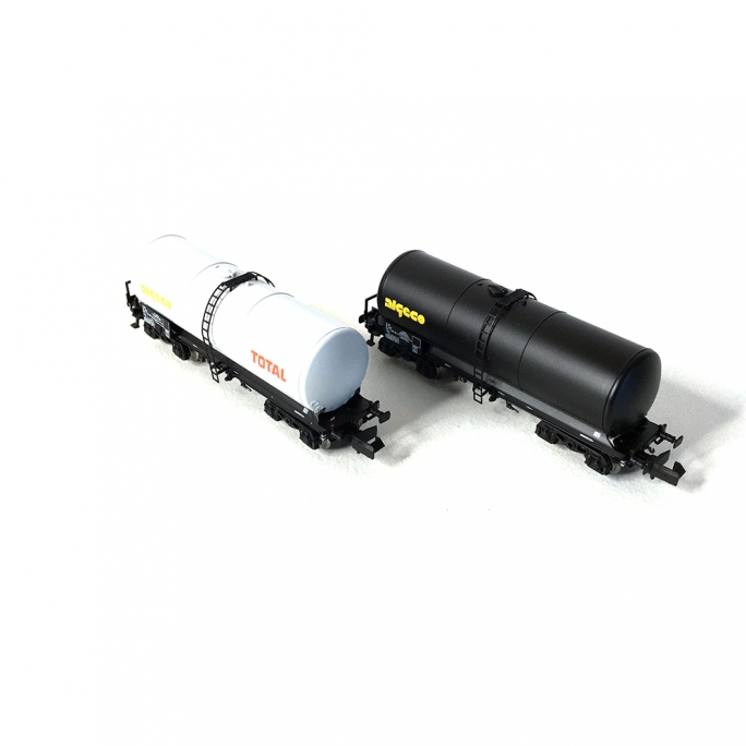 2 Wagons Citerne ANF ALGECO / ALGECO TOTAL Ep IV - N 1/160 - REE NW225