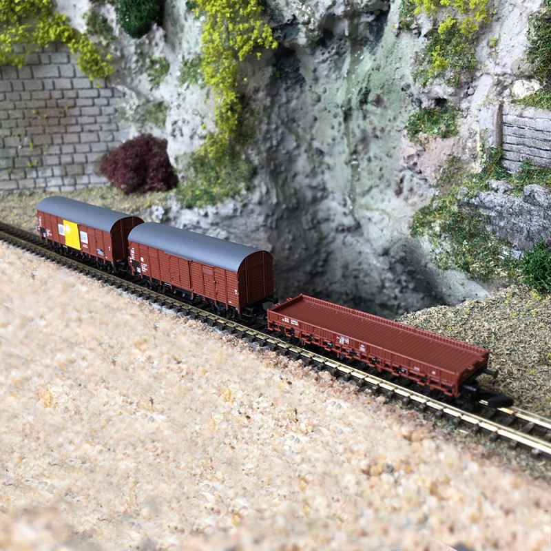 Wagon couvert G40.2 AZAR MODELS W02-STA - Z 1/220 - SNCF - EP IV