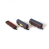 3 wagons marchandises DR Ep IV -Z 1/220- MARKLIN 82268
