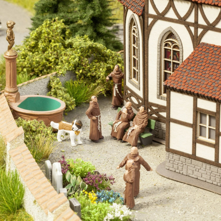 Église "St. Georges" avec des cloches sonores -HO 1/87-NOCH 66906