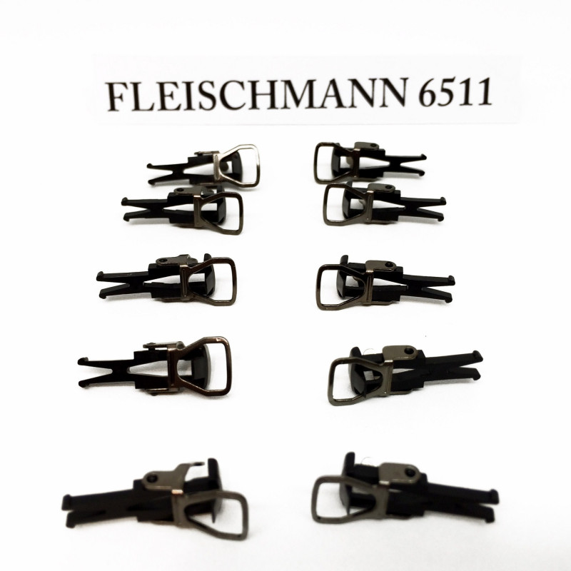 10 attelages boucle NEM-HO-1/87-FLEISCHMANN 6511