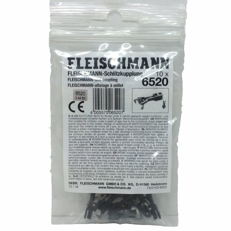 Attelage crochet HO FLEISCHMANN 6520 modelisme ferroviaire  neuf