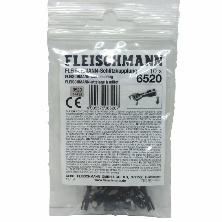 Attelage crochet HO FLEISCHMANN 6520 modelisme ferroviaire  neuf