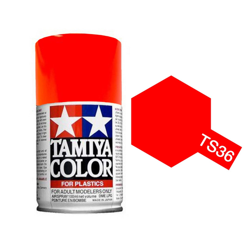 Rouge Fluo Spray de 100ml-TAMIYA TS36