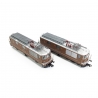 2 Locomotives Re 4/4 BLS/SEZ Ep IV-HO 1/87-RIVAROSSI HR2813