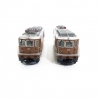 2 Locomotives Re 4/4 BLS/SEZ Ep IV-HO 1/87-RIVAROSSI HR2813