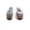 2 Locomotives Re 4/4 BLS/SEZ Ep IV-HO 1/87-RIVAROSSI HR2813