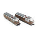 2 Locomotives Re 4/4 BLS/SEZ Ep IV digital son 3R-HO 1/87-RIVAROSSI HR2813ACS