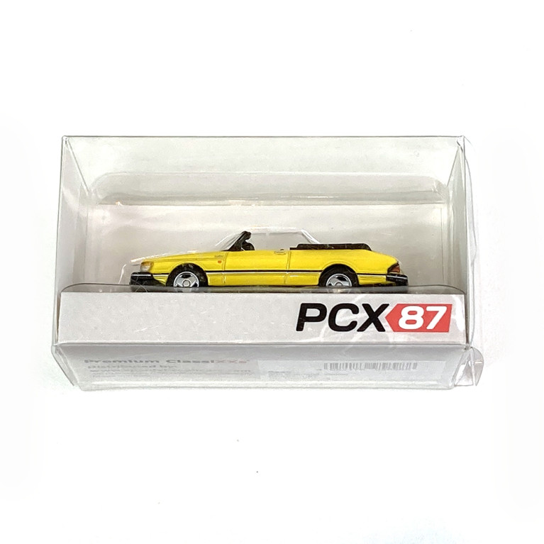 Saab 900 cabriolet Jaune -HO 1/87-PCX870125