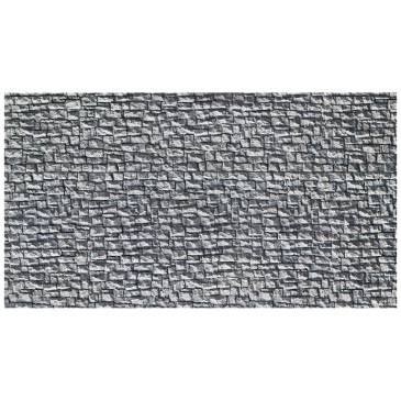 Long mur de pierres "moellons"-HO 1/87-NOCH 58255