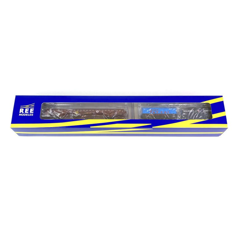 Wagon UFR Bi Porteur SNCF Ep IV -HO 1/87-REE WB642