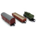 Coffret de 3 wagons de marchandises, CSD Ep III - HO 1/87 - ROCO 76018