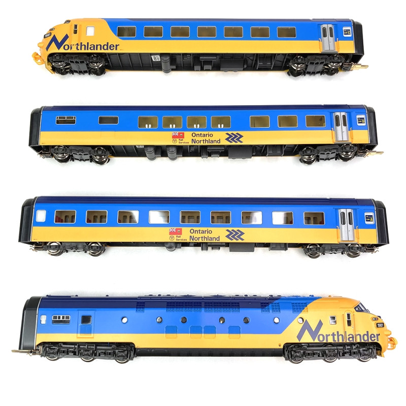 Rame 4 éléments "Northlander", ONTC, Ep IV-V -H0 1/87- ROCO 72066