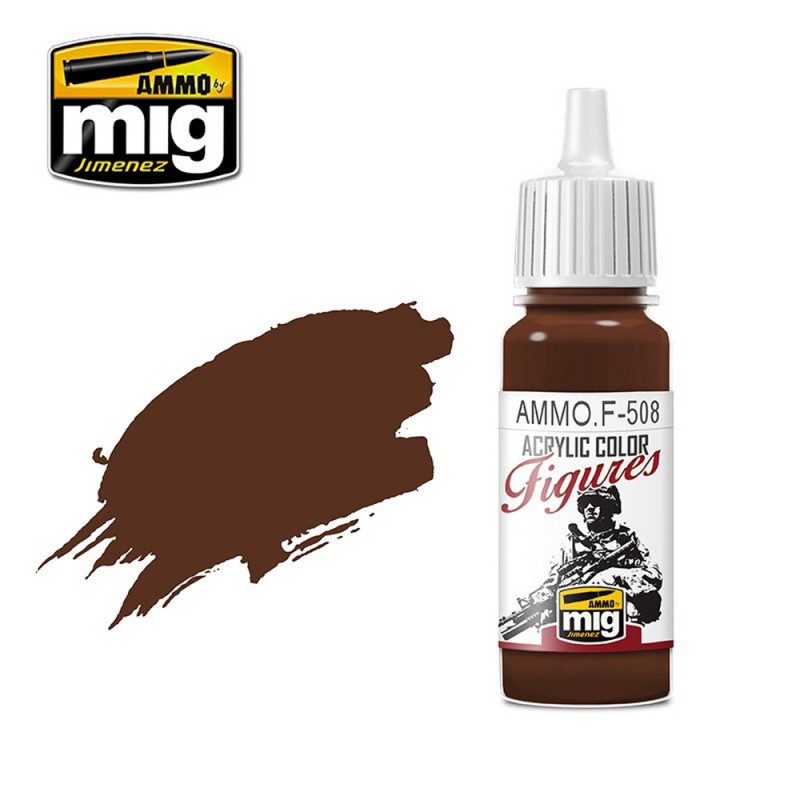 Peinture acrylique Base Marron 17 ml - AMMO F508