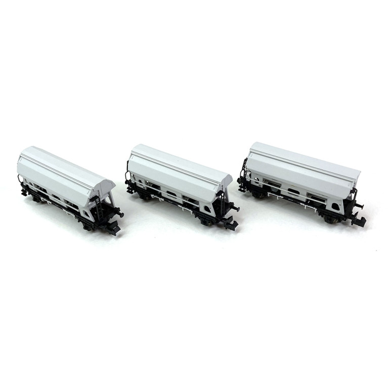 3 wagons de fret à déchargement latéral Ep IV -N 1/160-MINITRIX 15511