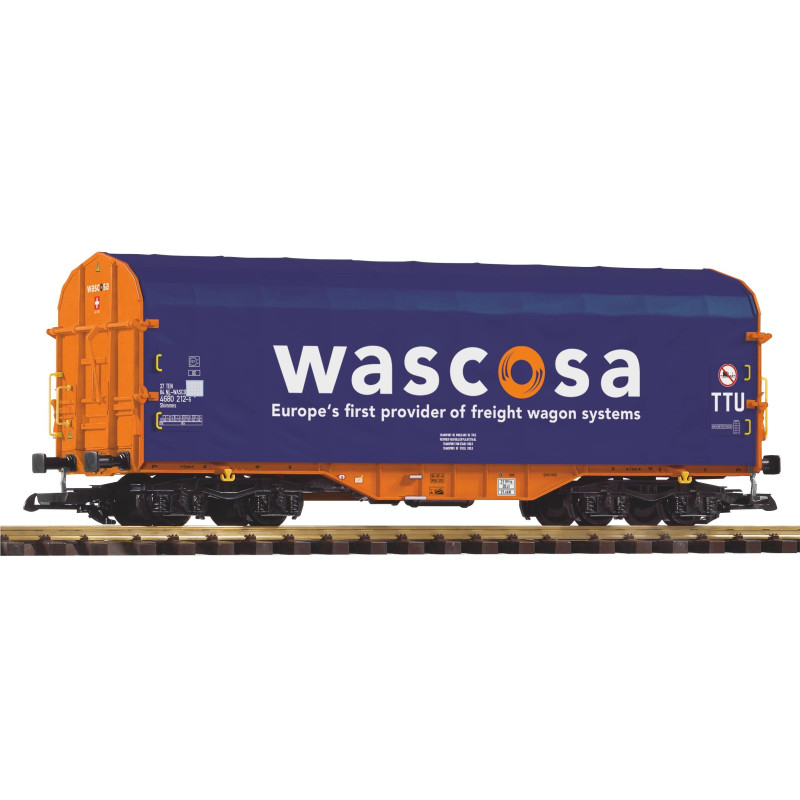 Wagon bâché à bogie Wascosa Ep VI - G 1/22.5 - PIKO 37748