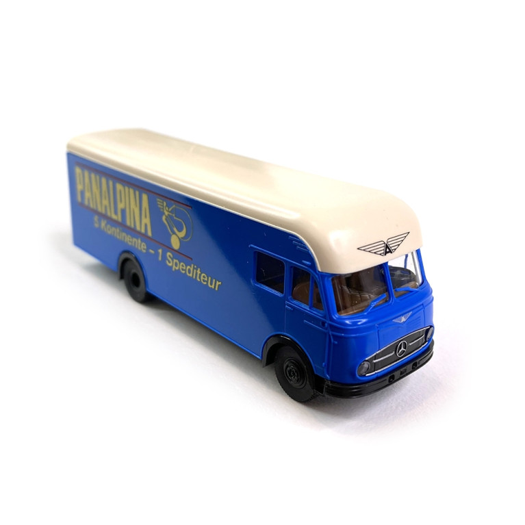 Camion Mercedes LP 322 Möb "Panalpina"-HO 1/87-BREKINA 57232