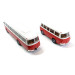 Bus Jelcz 043 Blanc/Rouge + Remorque-HO-1/87-Starline Models 58263