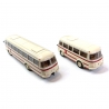 Bus Jelcz 043 Crème/Rouge + Remorque-HO-1/87-Starline Models 58264