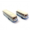 Bus Jelcz 043 Crème/Bleu + Remorque-HO-1/87-Starline Models 58265