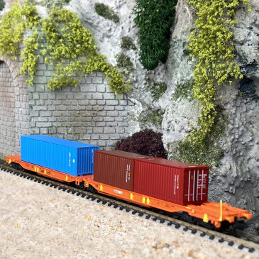Wagon articulé double poche, Wascosa Ep VI - N 1/160 - FLEISCHMANN 825013