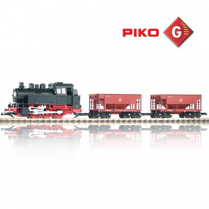 Coffret Train de Minerai DB BR80 - G 1/22.5 - PIKO 37100