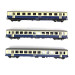 3 voitures EW I, 1xA + 2xB BLS, Ep IV et V -HO 1/87- PIKO 96793