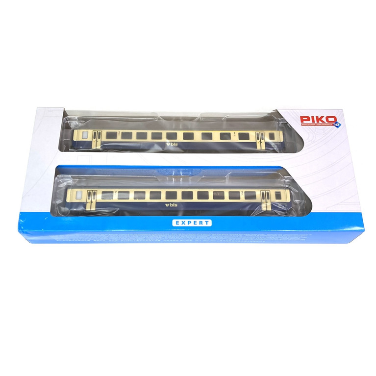 2 voitures EW I, 1xAB + 1xB BLS, Ep IV et V -HO 1/87- PIKO 96794