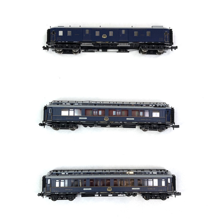3 voitures CIWL Simplon Express-N 1/160-HOBBYTRAIN H22106
