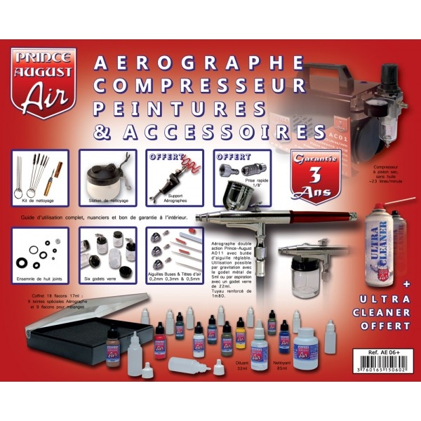 COFFRET AEROGRAPHE AE03+ PRINCE AUGUST