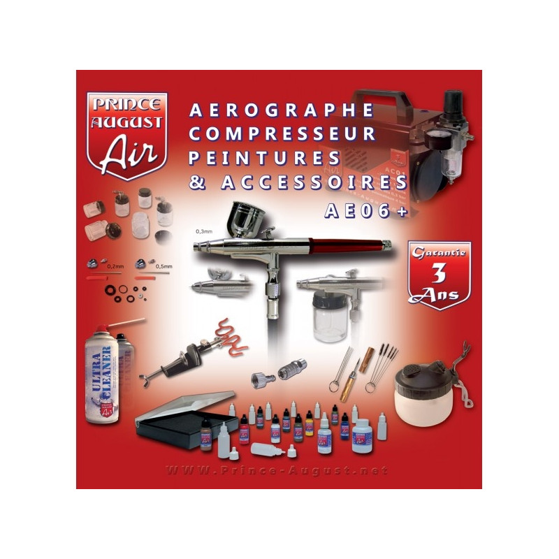 COFFRET AEROGRAPHE AE03+ PRINCE AUGUST