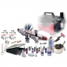 Coffret aéro HD double action compresseur peinture ultra polyvalent +UC01 - PRINCE AUGUST AE05+